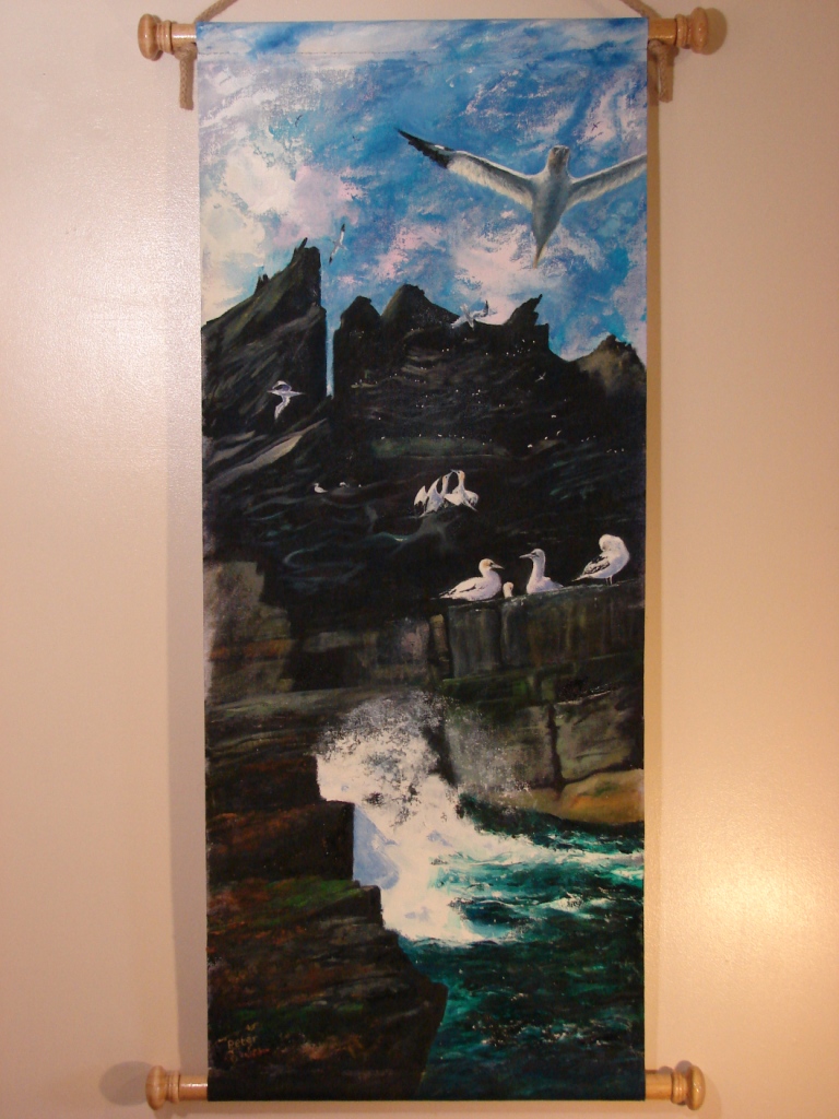 The cliffs of Noss by Painter Pete